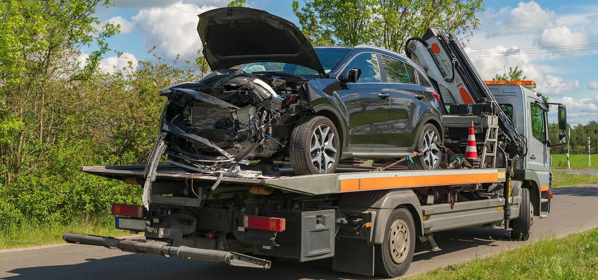 Épaviste à Toulouse – camion de remorquage