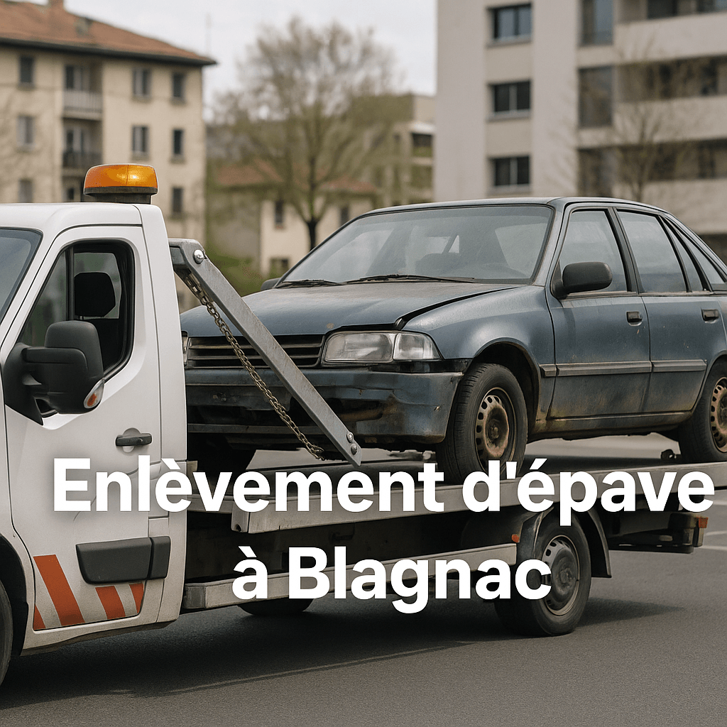 Remorquage d’une épave à Blagnac